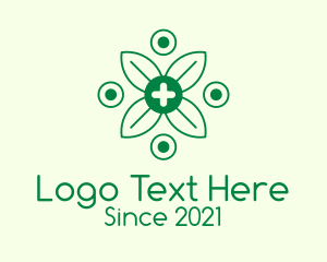 Health Care - Green Organic Medicine logo design