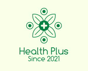 Green Organic Medicine  logo design