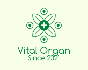 Green Organic Medicine  logo design