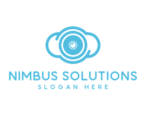 Nimbus - Cloud Vinyl Record logo design