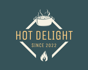 Hot Pot Flame logo design