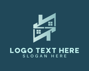 Mortgage - House Roof Realtor logo design