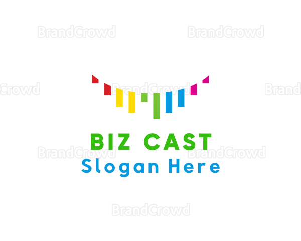 Colorful Business Graph Logo