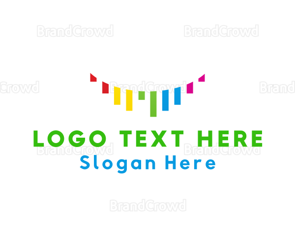 Colorful Business Graph Logo