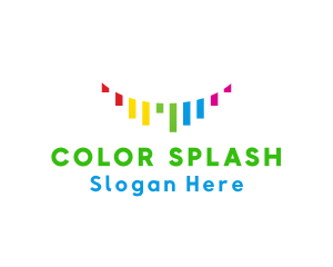 Colorful Business Graph logo design