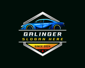Dealership - Sedan Car Detailing logo design