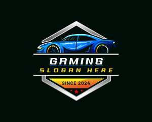 Drag Racing - Sedan Car Detailing logo design