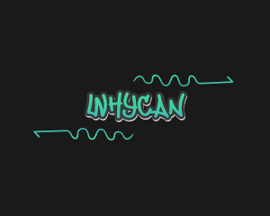 Graffiti Spray Paint Wordmark Logo