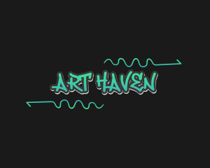 Graffiti Spray Paint Wordmark logo design