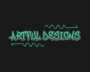 Graffiti Spray Paint Wordmark logo design