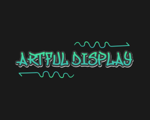 Graffiti Spray Paint Wordmark logo design