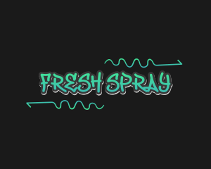 Graffiti Spray Paint Wordmark logo design