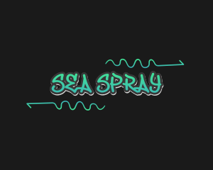 Graffiti Spray Paint Wordmark logo design