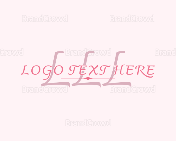 Fashion Cosmetics Makeup Boutique Logo