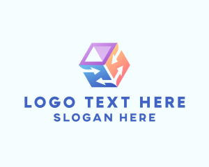 Logistics - Modern Logistics Arrow logo design