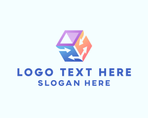 Enterprise - Modern Logistics Arrow logo design