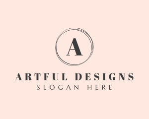 Minimalist Fancy Feminine logo design