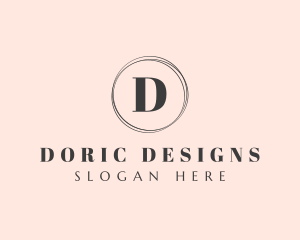 Minimalist Fancy Feminine logo design