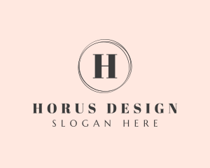 Minimalist Fancy Feminine logo design