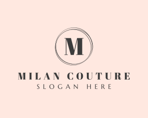 Minimalist Fancy Feminine logo design