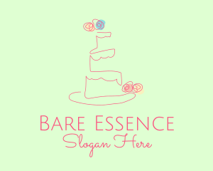 Wedding Cake Pastry logo design