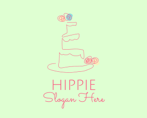 Wedding Cake Pastry logo design