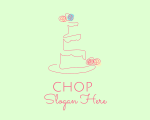 Wedding - Wedding Cake Pastry logo design