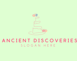 Wedding Cake Pastry logo design