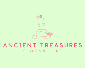 Wedding Cake Pastry logo design