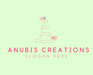 Wedding Cake Pastry logo design