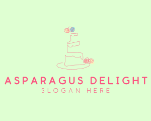 Wedding Cake Pastry logo design