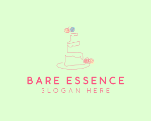 Wedding Cake Pastry logo design