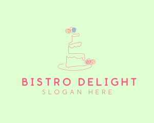 Wedding Cake Pastry logo design