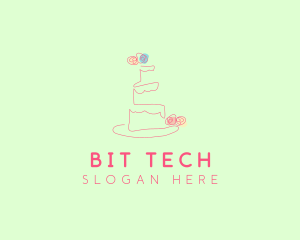 Wedding Cake Pastry logo design