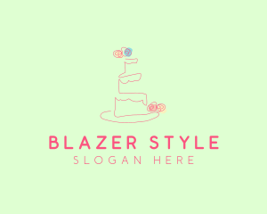 Wedding Cake Pastry logo design