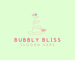 Wedding Cake Pastry logo design