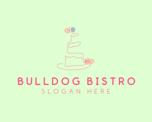 Wedding Cake Pastry logo design