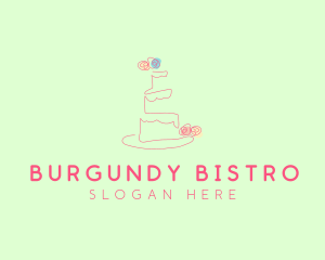 Wedding Cake Pastry logo design