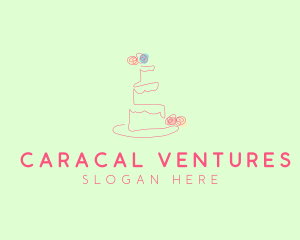 Wedding Cake Pastry logo design