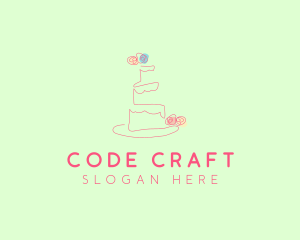 Wedding Cake Pastry logo design