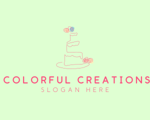 Wedding Cake Pastry logo design