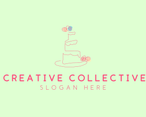 Wedding Cake Pastry logo design