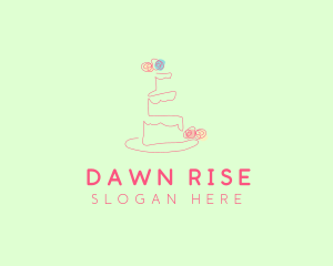 Wedding Cake Pastry logo design