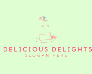 Wedding Cake Pastry logo design