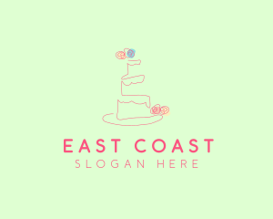 Wedding Cake Pastry logo design