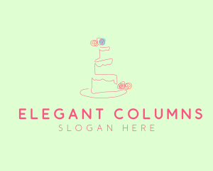 Wedding Cake Pastry logo design