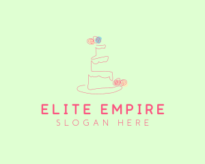 Wedding Cake Pastry logo design