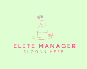 Wedding Cake Pastry logo design