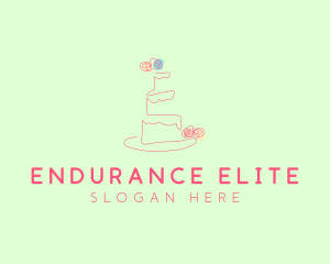 Wedding Cake Pastry logo design