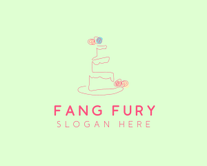 Wedding Cake Pastry logo design